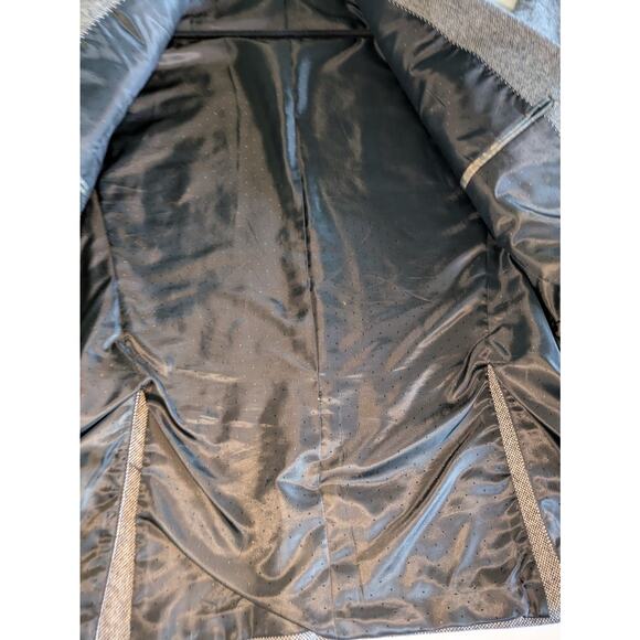 Tommy Hilfiger Blazer‎ Mens 40R Wool Blend Suit Jacket Gray Black Tweed Business - Picture 9 of 10